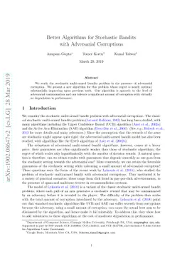 Better Algorithms for Stochastic Bandits with Adversarial Corruptions