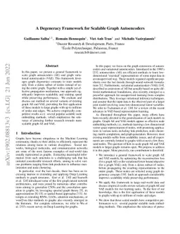 A Degeneracy Framework for Scalable Graph Autoencoders
