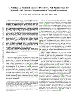 U-NetPlus: A Modified Encoder-Decoder U-Net Architecture for Semantic
  and Instance Segmentation of Surgical Instrument