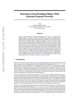 Detecting Lesion Bounding Ellipses With Gaussian Proposal Networks