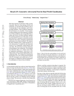 HexaGAN: Generative Adversarial Nets for Real World Classification