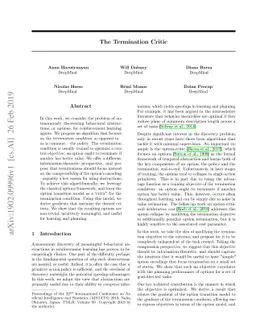 The Termination Critic