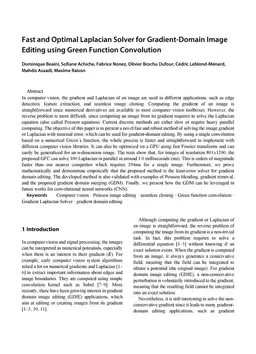 Fast and Optimal Laplacian Solver for Gradient-Domain Image Editing
  using Green Function Convolution