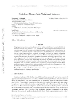 Multilevel Monte Carlo Variational Inference