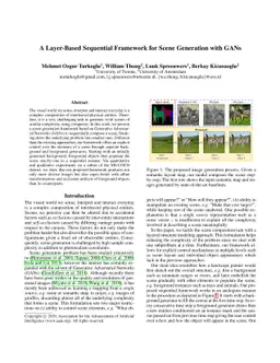 A Layer-Based Sequential Framework for Scene Generation with GANs