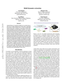 Belief dynamics extraction