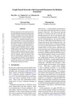 Graph Neural Networks with Generated Parameters for Relation Extraction