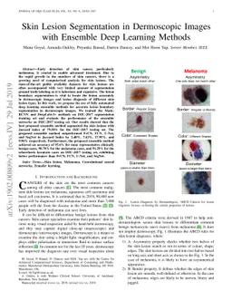 Automatic Lesion Boundary Segmentation in Dermoscopic Images with
  Ensemble Deep Learning Methods