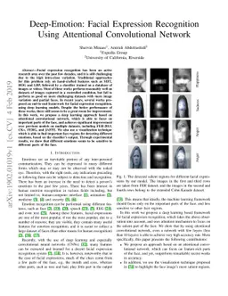 Deep-Emotion: Facial Expression Recognition Using Attentional
  Convolutional Network