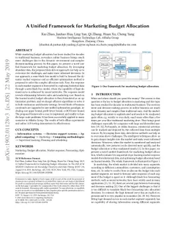 A Unified Framework for Marketing Budget Allocation