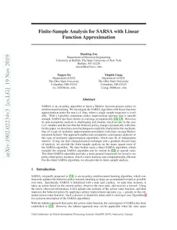 Finite-Sample Analysis for SARSA with Linear Function Approximation