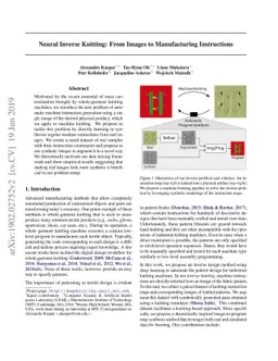 Neural Inverse Knitting: From Images to Manufacturing Instructions