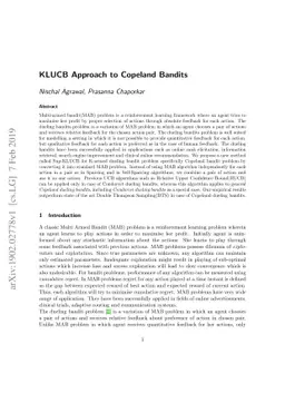 KLUCB Approach to Copeland Bandits