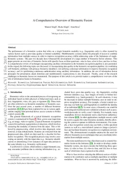 A Comprehensive Overview of Biometric Fusion