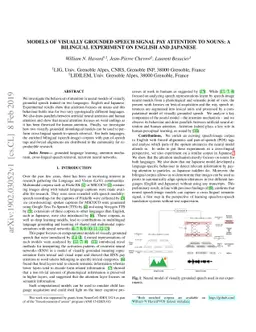 Models of Visually Grounded Speech Signal Pay Attention To Nouns: a
  Bilingual Experiment on English and Japanese