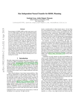 Size Independent Neural Transfer for RDDL Planning
