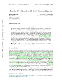 Bayesian Model Selection with Graph Structured Sparsity