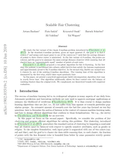 Scalable Fair Clustering
