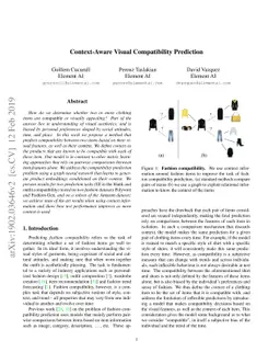 Context-Aware Visual Compatibility Prediction