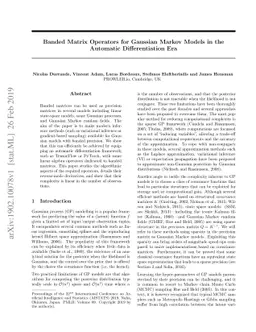 Banded Matrix Operators for Gaussian Markov Models in the Automatic
  Differentiation Era
