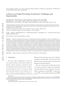 A Survey on Graph Processing Accelerators: Challenges and Opportunities