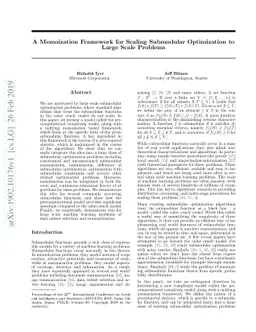 A Memoization Framework for Scaling Submodular Optimization to Large
  Scale Problems
