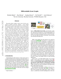 Differentiable Scene Graphs