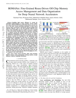 ROMANet: Fine-Grained Reuse-Driven Off-Chip Memory Access Management and
  Data Organization for Deep Neural Network Accelerators