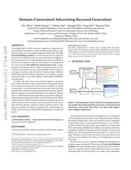 Domain-Constrained Advertising Keyword Generation