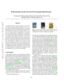 Bi-Directional Cascade Network for Perceptual Edge Detection