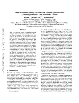 Towards Understanding Adversarial Examples Systematically: Exploring
  Data Size, Task and Model Factors