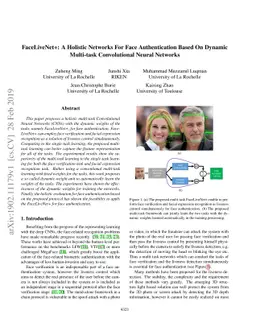 FaceLiveNet+: A Holistic Networks For Face Authentication Based On
  Dynamic Multi-task Convolutional Neural Networks