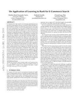 On Application of Learning to Rank for E-Commerce Search