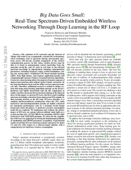 Big Data Goes Small: Real-Time Spectrum-Driven Embedded Wireless
  Networking Through Deep Learning in the RF Loop