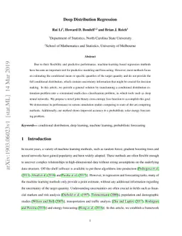 Deep Distribution Regression