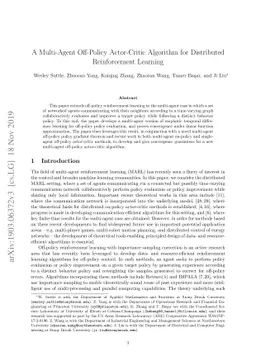 A Multi-Agent Off-Policy Actor-Critic Algorithm for Distributed
  Reinforcement Learning
