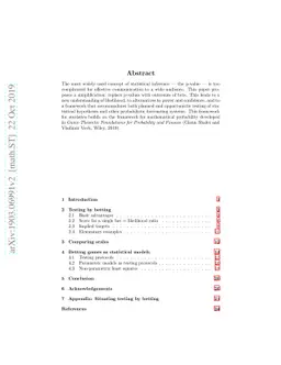 The Language of Betting as a Strategy for Statistical and Scientific
  Communication