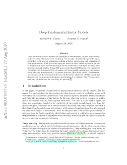 Deep Fundamental Factor Models