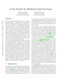A New Frontier for Pull-Based Graph Processing
