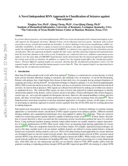 A Novel Independent RNN Approach to Classification of Seizures against
  Non-seizures