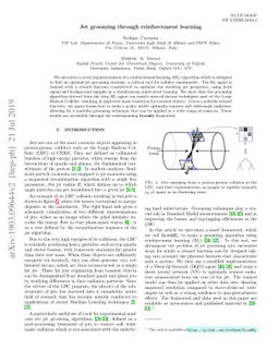 Jet grooming through reinforcement learning