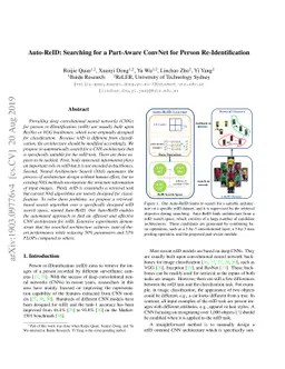 Auto-ReID: Searching for a Part-aware ConvNet for Person
  Re-Identification