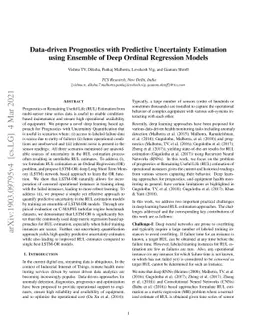 Data-driven Prognostics with Predictive Uncertainty Estimation using
  Ensemble of Deep Ordinal Regression Models