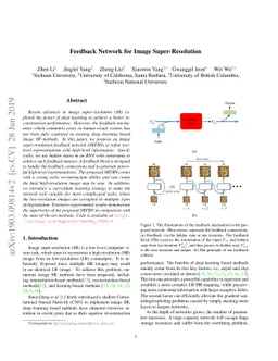 Feedback Network for Image Super-Resolution