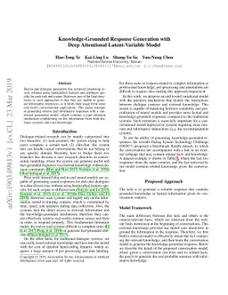 Knowledge-Grounded Response Generation with Deep Attentional
  Latent-Variable Model