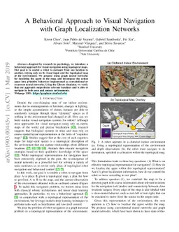 A Behavioral Approach to Visual Navigation with Graph Localization
  Networks