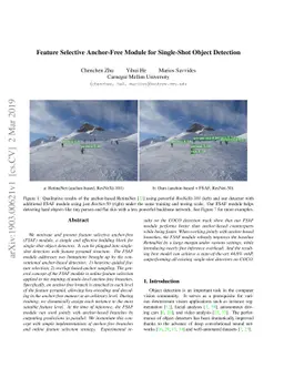 Feature Selective Anchor-Free Module for Single-Shot Object Detection