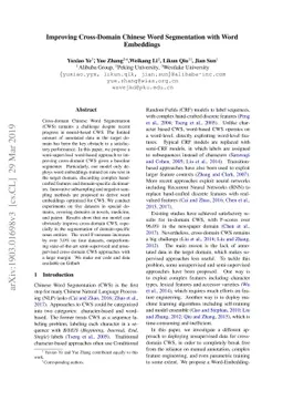 Improving Cross-Domain Chinese Word Segmentation with Word Embeddings
