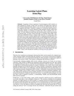 Learning Latent Plans from Play