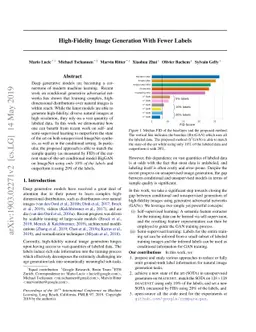 High-Fidelity Image Generation With Fewer Labels